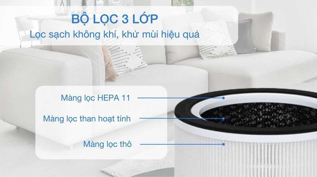 Máy lọc không khí Cuckoo CAC-AF1110FW/WHCKV 30W