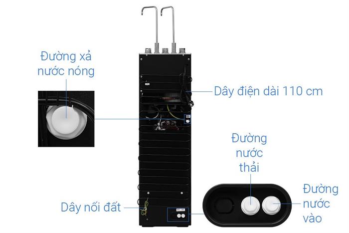 Máy lọc nước RO nóng nguội lạnh Mutosi MP-S129 10 lõi