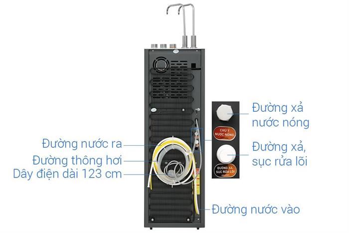 Máy lọc nước RO nóng nguội lạnh Hydrogen Karofi KAD-X69 12 lõi