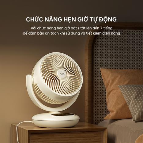 Quạt tuần hoàn AQUA 3 cánh AQS-FED2001R(W)-VN 35W