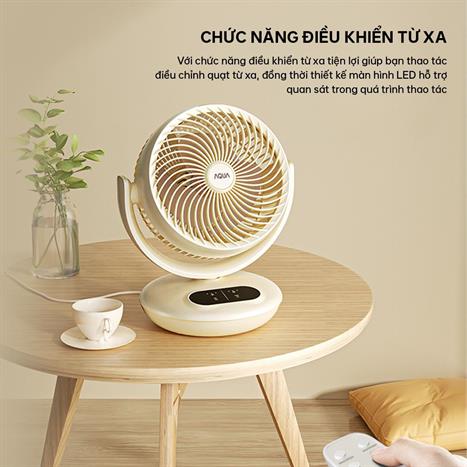 Quạt tuần hoàn AQUA 3 cánh AQS-FED2001R(W)-VN 35W