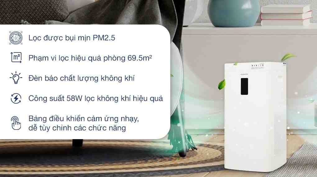 Máy lọc không khí Cuckoo CAC-H2110FW