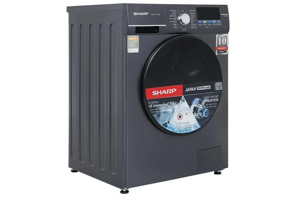 Máy giặt Sharp Inverter 11 kg ES-FM110CB-SB