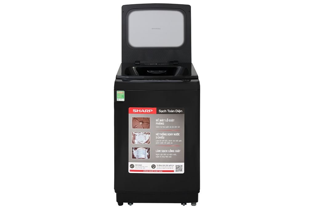 Máy giặt Sharp 12.5 kg ES-TM125CN-BK