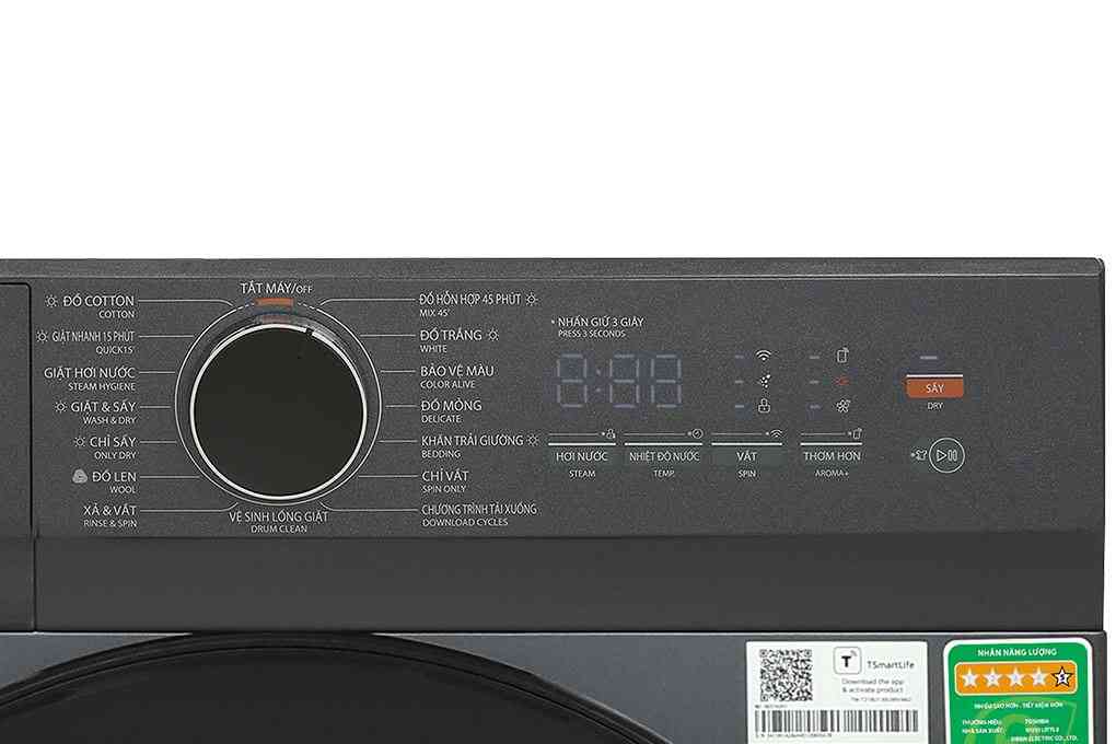 Máy giặt sấy Toshiba Inverter TWD-T21BU140UWV(MG) giặt 13 kg - sấy 8 kg