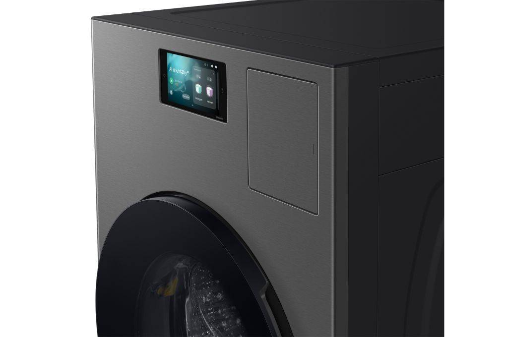 Máy giặt sấy Samsung AI Combo Heatpump Inverter WD25DB8995BZSV giặt 25 kg - sấy 15 kg