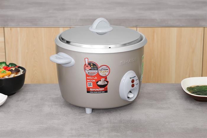 Nồi cơm nắp rời Sharp 1.8 lít KSH-F188V-GB