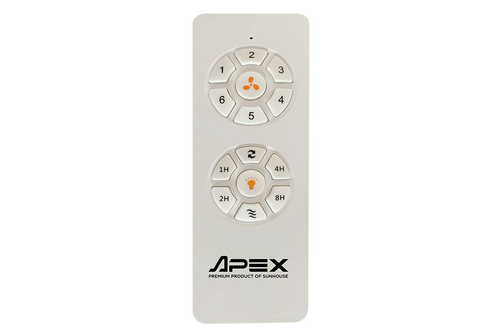 Quạt trần Sunhouse Apex 5 cánh APF7682B 60W