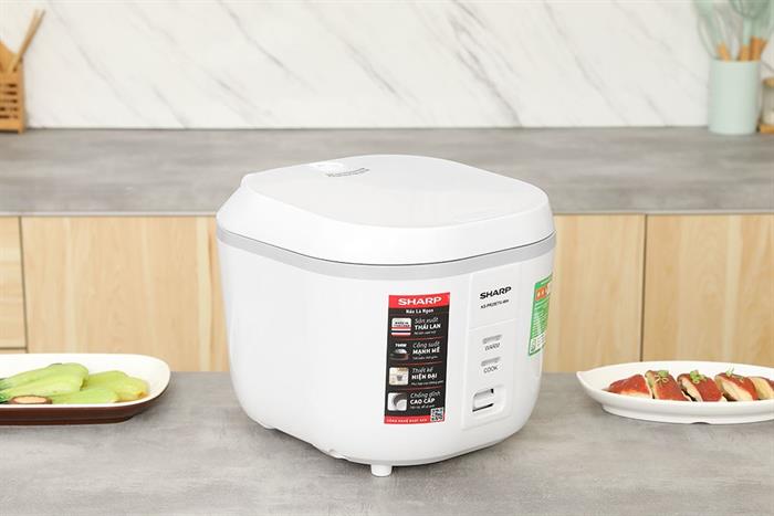 Nồi cơm nắp gài Sharp KS-PR20ETV-WH 1.8 lít