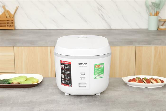 Nồi cơm nắp gài Sharp KS-PR20ETV-WH 1.8 lít