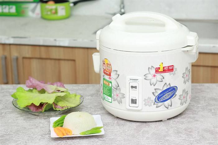 Nồi cơm nắp gài Sharp KS-N182ETV 1.8 lít