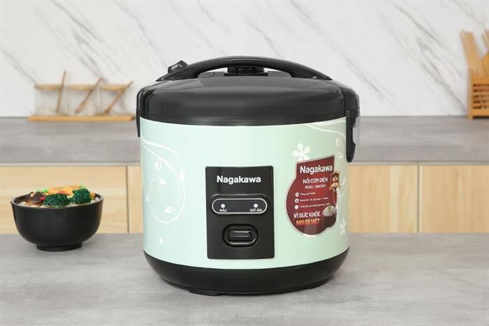 Nồi cơm nắp gài Nagakawa 1.8 lít NRC3823