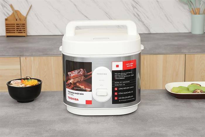 Nồi cơm nắp gài Toshiba 1.8 lít RC-18JRUVN(W)