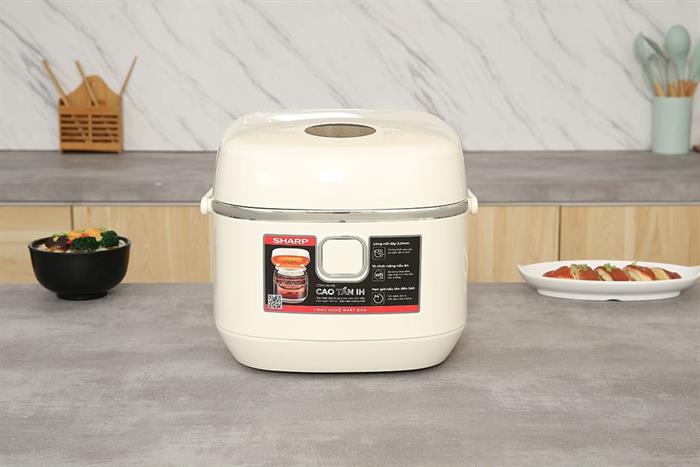 Nồi cơm cao tần Sharp 1.8 lít KS-IH18IX-WH