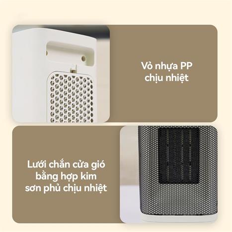 Quạt sưởi gốm FUJIHOME FH600 600W