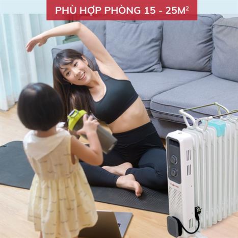 Máy sưởi dầu FUJIHOME OH8411