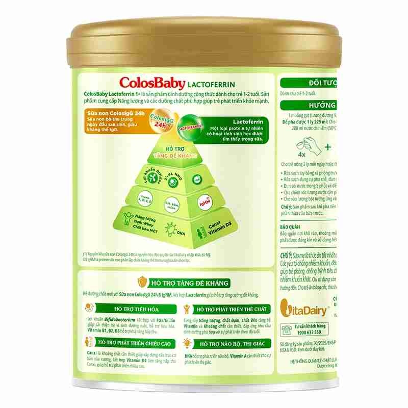 Sữa bột ColosBaby Lactoferrin 1+ 800g