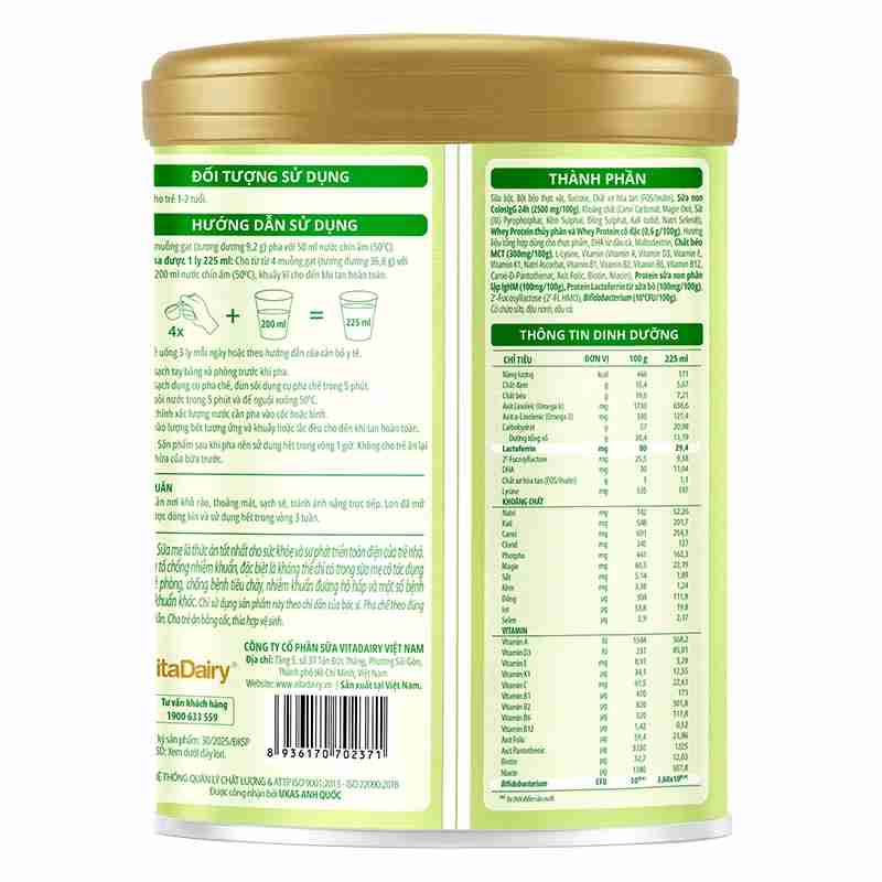 Sữa bột ColosBaby Lactoferrin 1+ 800g