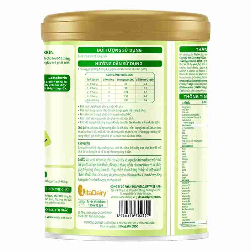 Sữa bột ColosBaby Lactoferrin 0+ 800g
