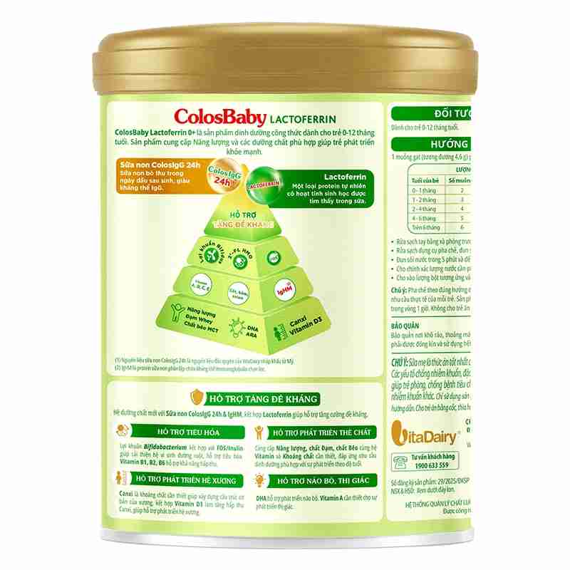 Sữa bột ColosBaby Lactoferrin 0+ 800g