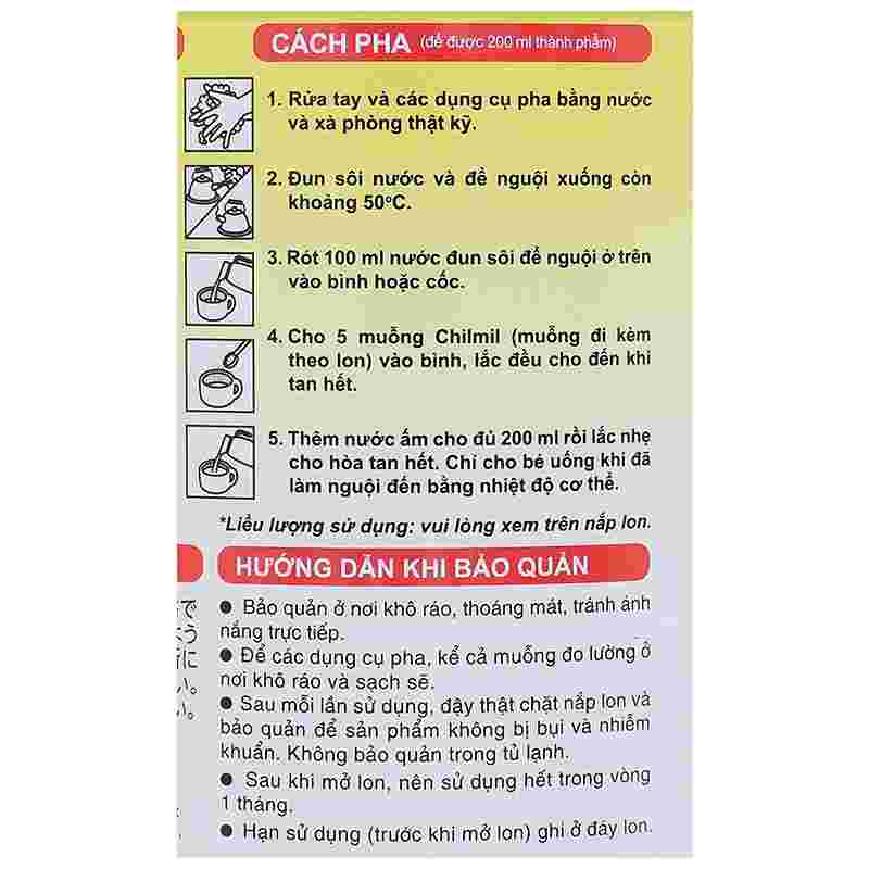 Sữa bột Morinaga Follow-up Formula Chilmil số 2 320g