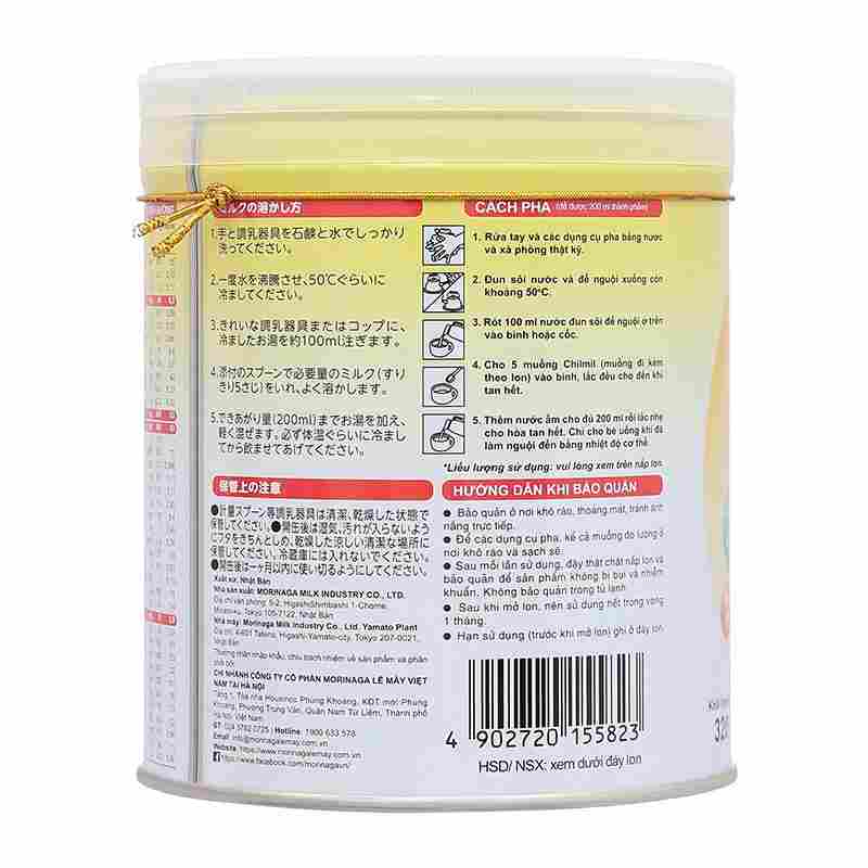 Sữa bột Morinaga Follow-up Formula Chilmil số 2 320g
