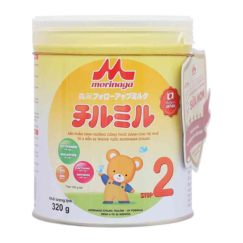 Sữa bột Morinaga Follow-up Formula Chilmil số 2 320g