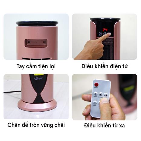 Quạt sưởi gốm FUJIE CH-1600RM