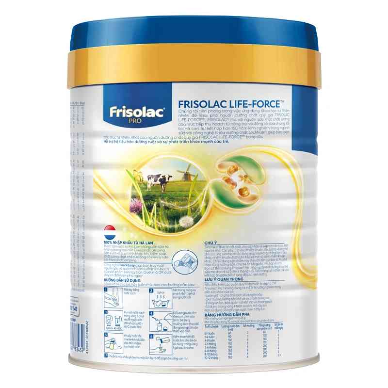 Sữa bột Frisolac Pro số 1 800g