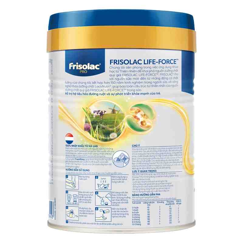 Sữa bột Frisolac Pro số 1 400g