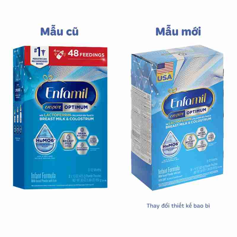 Sữa bột Enfamil Enspire Infant Formula 850g