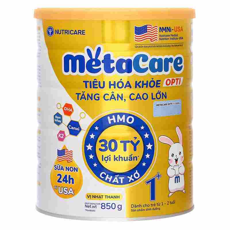 Sữa bột MetaCare Opti 1+ 850g
