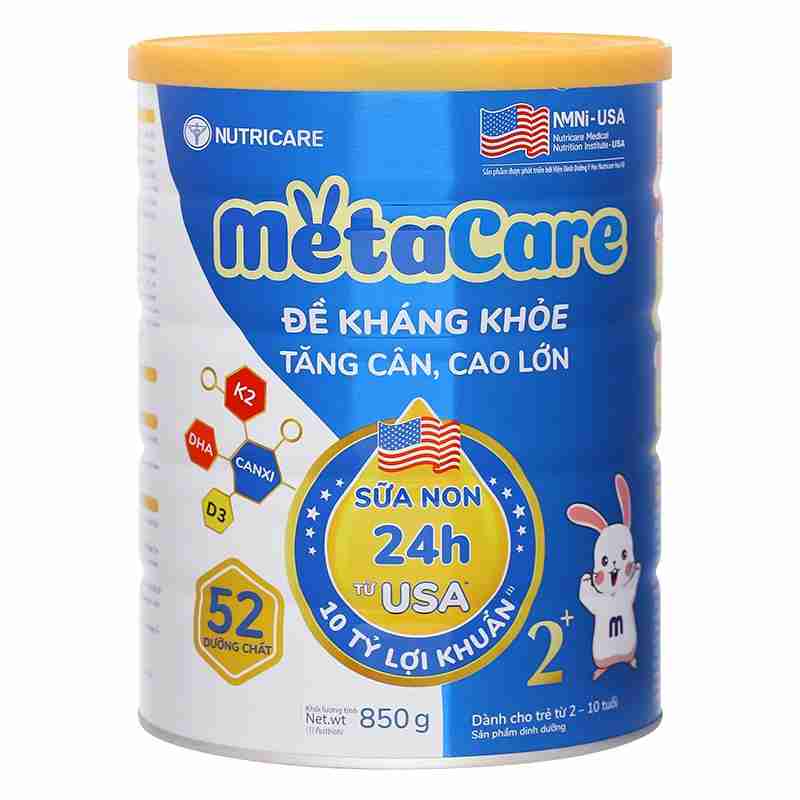 Sữa bột MetaCare Eco 2+ 850g