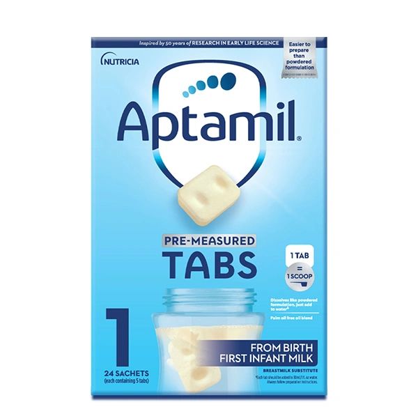 Sữa bột dạng thanh Aptamil Pre-Measured Tabs số 1 (24 thanh)