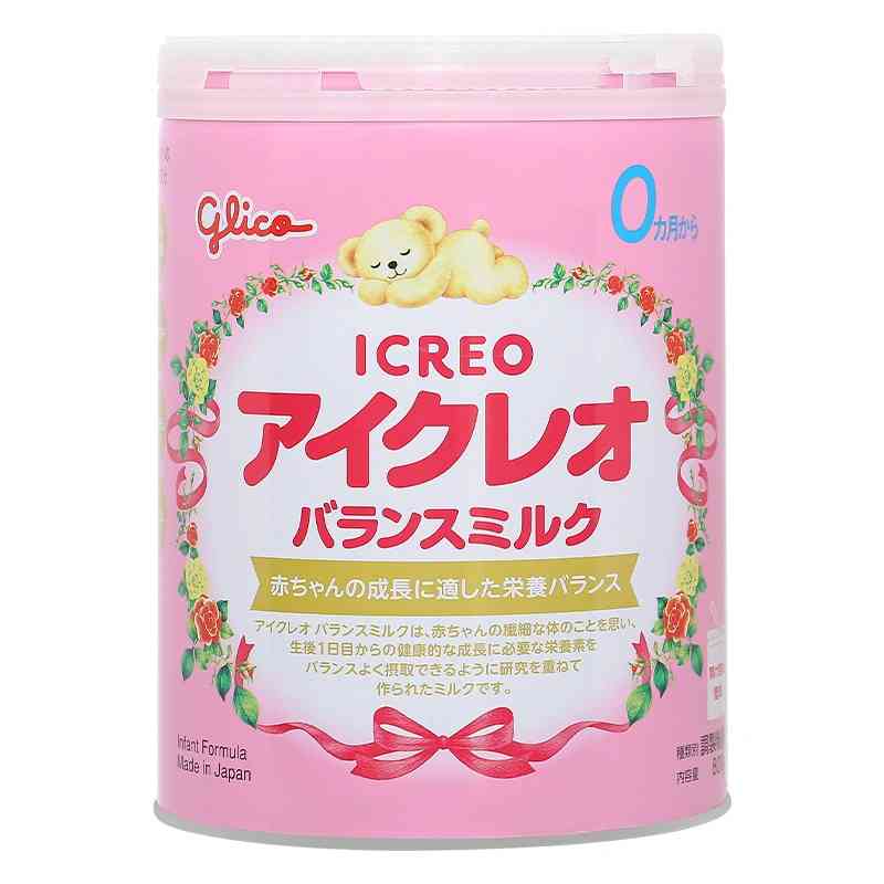 Sữa bột Glico Icreo số 0 800g (mẫu mới)