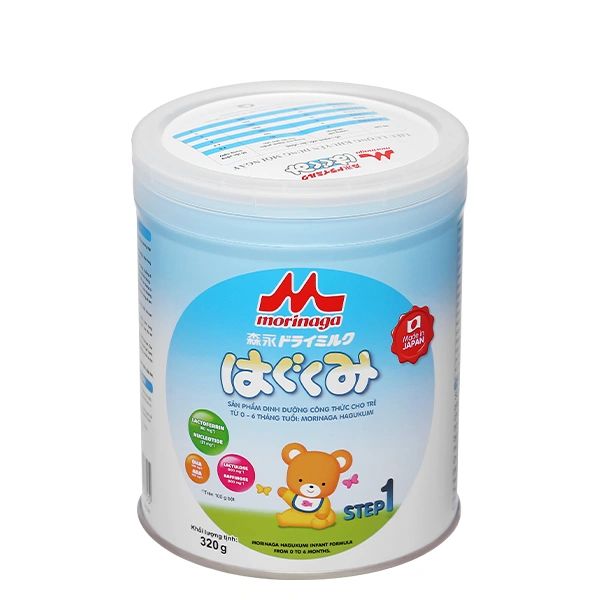 Sữa bột Morinaga Hagukumi số 1 320g (mẫu mới)