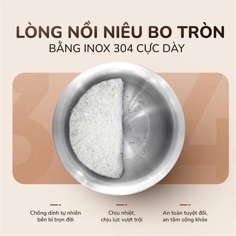 Nồi cơm điện tử Unie 1.2 lít URC612