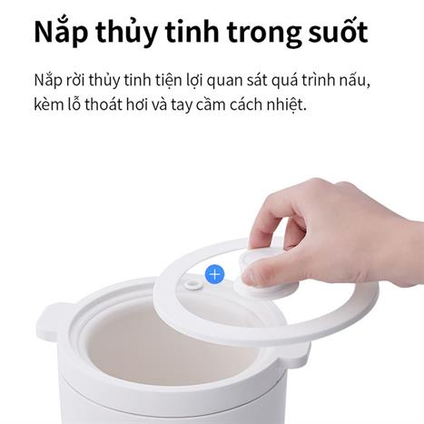 Nồi cơm điện tử mini Lock&Lock 0.6 lít EJR314IVY