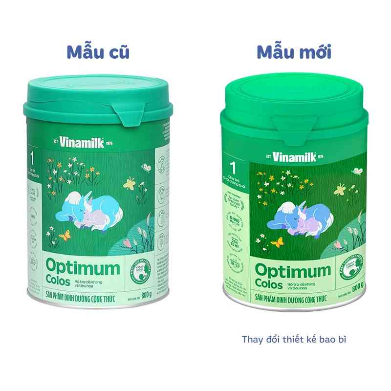 Sữa bột Optimum Colos số 1 800g