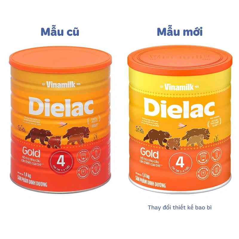 Sữa bột Dielac Gold số 4 1400g