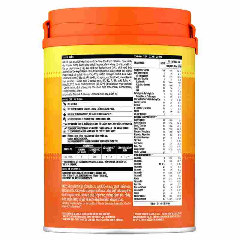 Sữa bột Dielac Gold số 2 800g