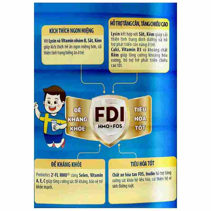 Sữa bột Nutifood GrowPLUS+ xanh 2+ 1500g