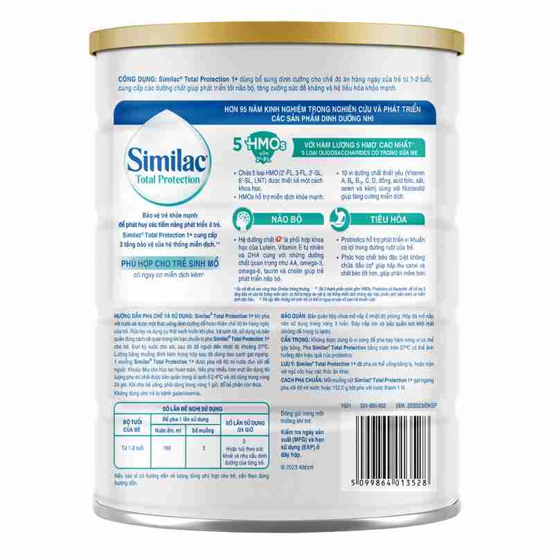 Sữa bột Similac Total Protection 1+ 850g