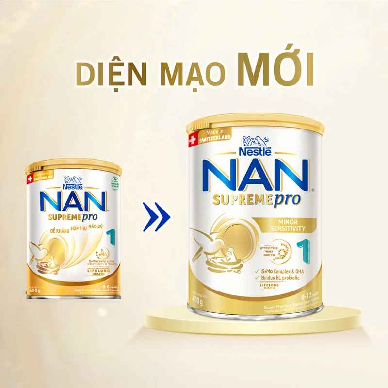 Sữa bột NAN Supremepro số 1 400g