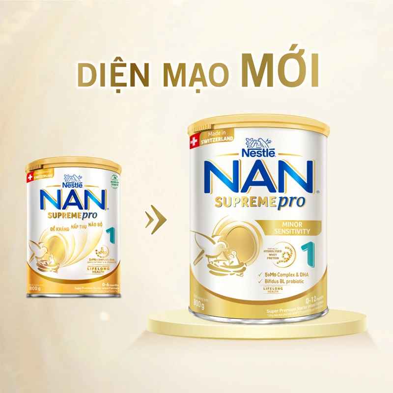 Sữa bột NAN Supremepro số 1 800g