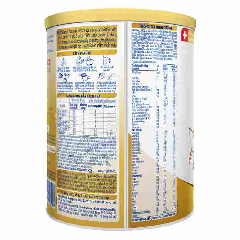 Sữa bột NAN Supremepro số 1 800g