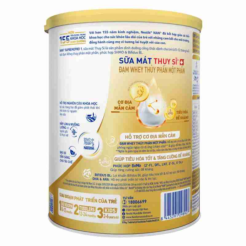 Sữa bột NAN Supremepro số 1 800g