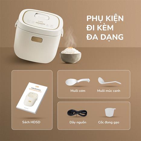 Nồi cơm điện tử Unie 1.8 lít URC818P