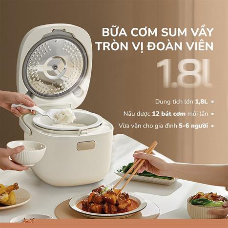 Nồi cơm điện tử Unie 1.8 lít URC818P