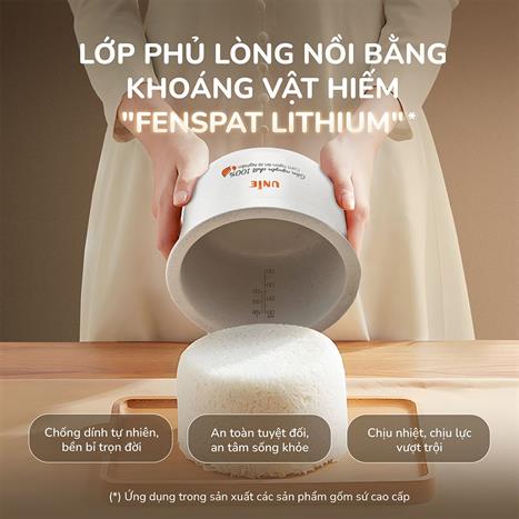 Nồi cơm điện tử Unie 1.8 lít URC818P